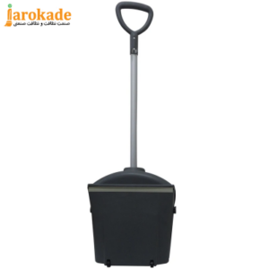 جارو و خاک انداز مخزن دار و چرخدار 3 کاره وارداتی - طوسی