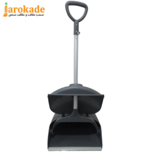 جارو و خاک انداز مخزن دار و چرخدار 3 کاره وارداتی – طوسی