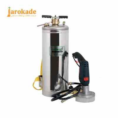 کیت کامل مبل شوی دریلی RX800 ( دلر رونیکس / فرچه / سم پاش استیل ورق ضخیم )